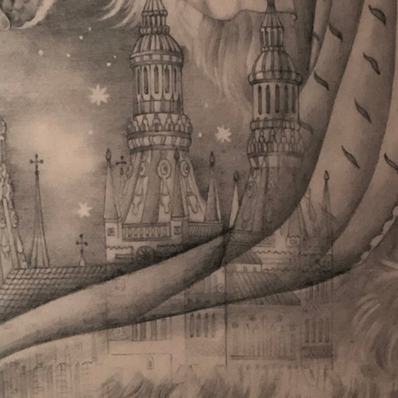 THE TINDERBOX: 11" x 14" Original Book Page from "The Fairy Tale Book" ©1958 - Picture 6 of 10